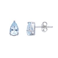 Ohrringe Babila Milano Dame Colore in Weißgold Acquamarina 1.48 Ct 190813 - 190813
